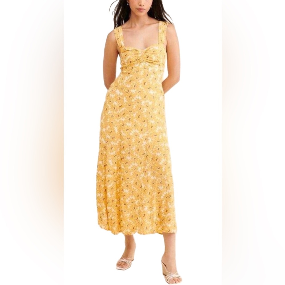 NWOT Free People Rosalee Midi dress